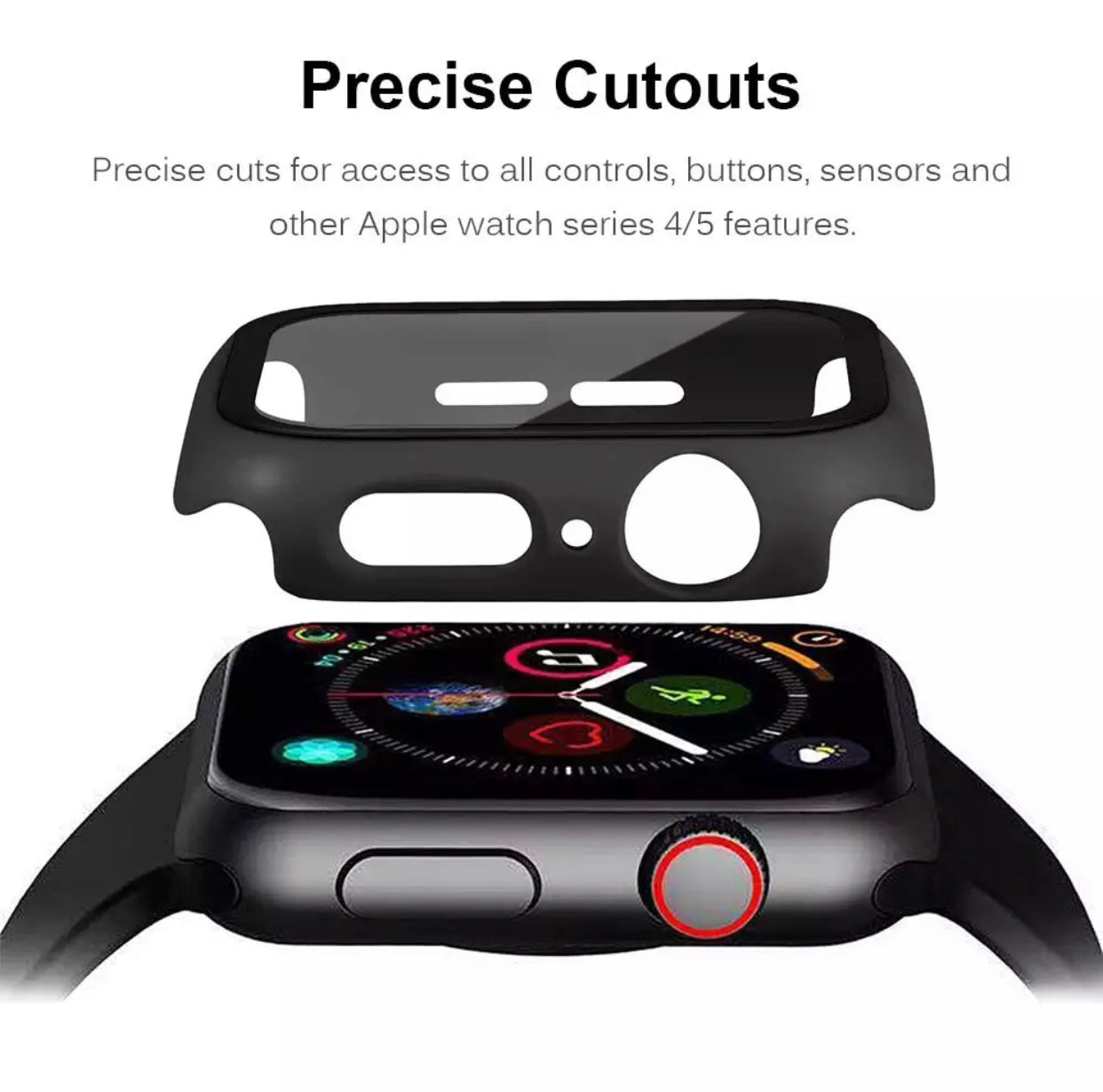 Premium Multi-Colour 2 in 1 Tempered Glass Shockproof Apple Watch Case- for selected Apple Watch in 40mm - Super Savings Technologies Co.,LTD Premium Multi-Colour 2 in 1 Tempered Glass Shockproof Apple Watch Case- for selected Apple Watch in 40mm - Super Savings Technologies Co.,LTD